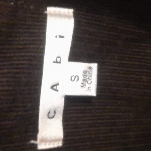 CAbi Brown Blazer Structured Corduroy Suit Jacket Small Dark Brown - Picture 6 of 14